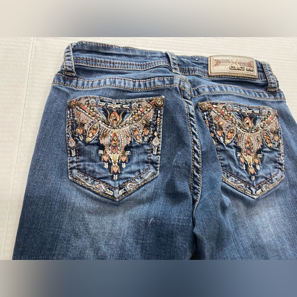 Grace In LA Bootcut Women's Embroidered Jeans Size 26 - Picture 3 of 9